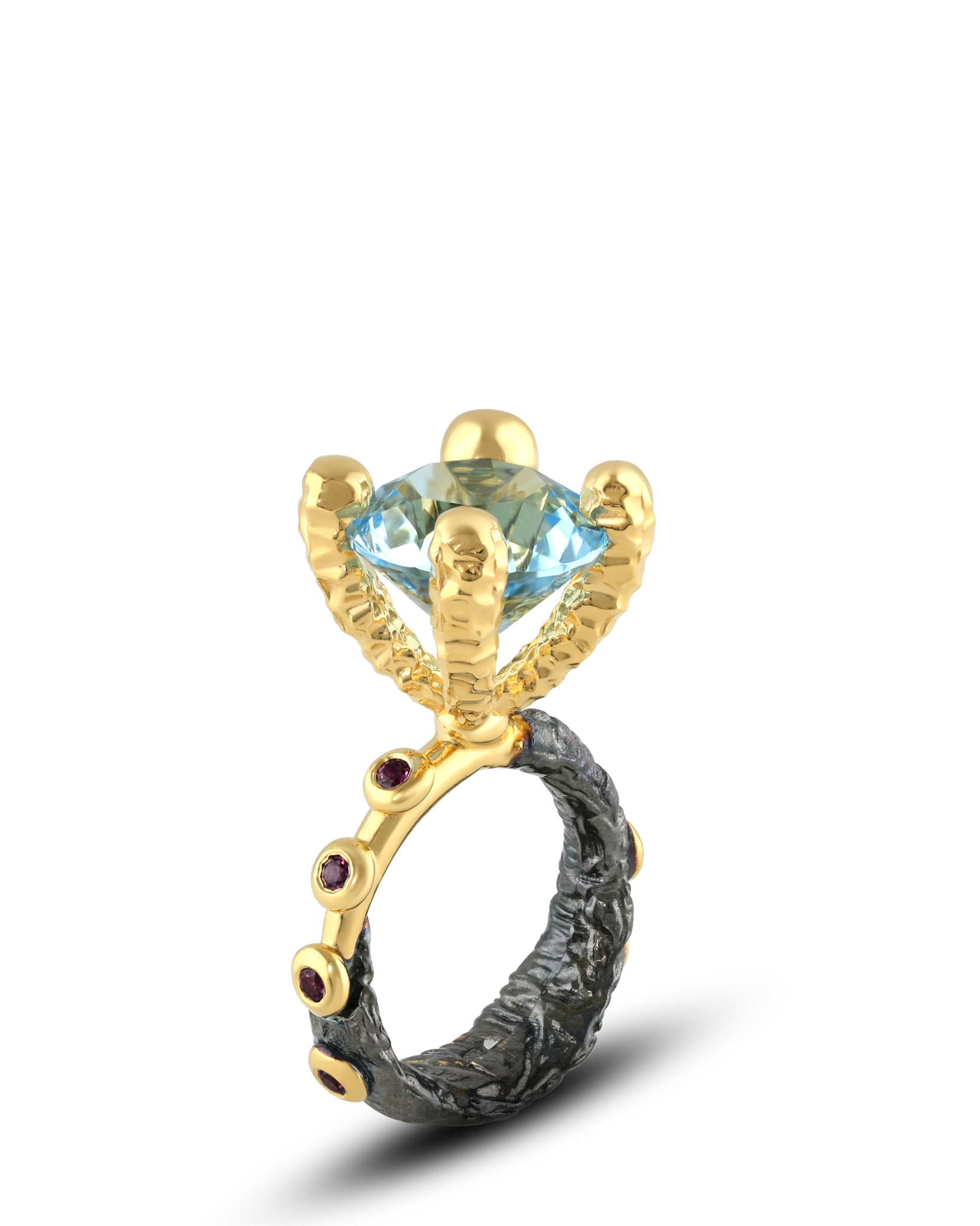 DANCE OF FLOWERS LARGE RING