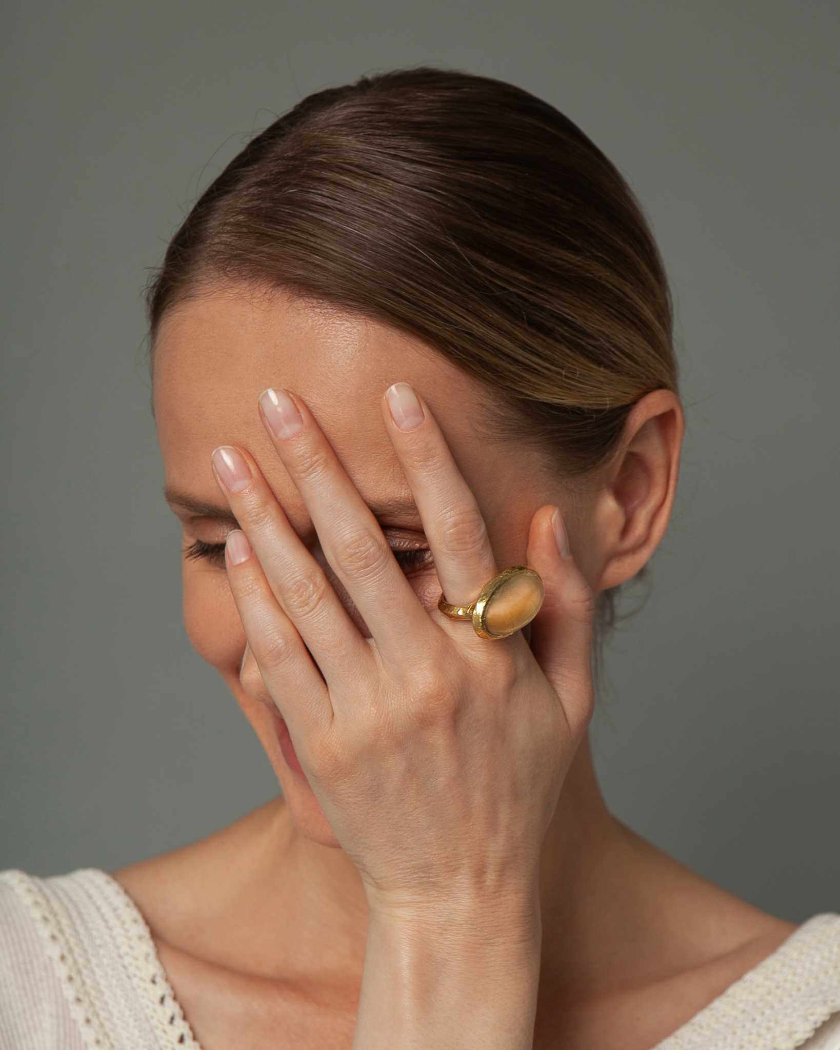 DUNE ring citrine