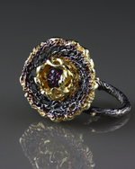 Gorgeous flower ring large